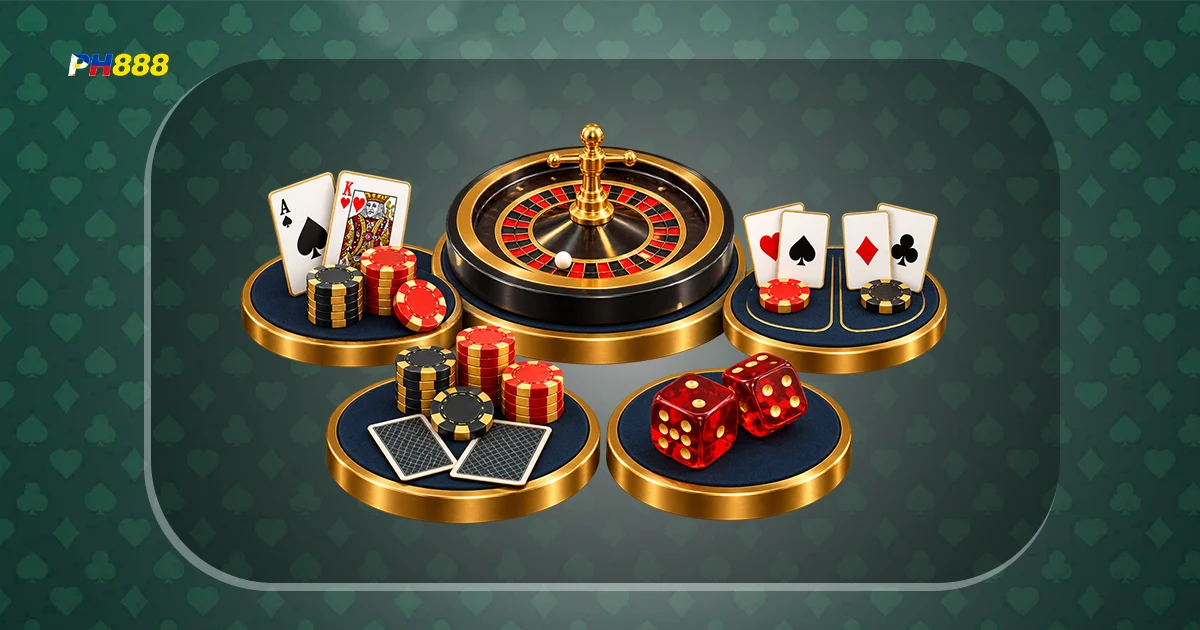 Common features of live casino games